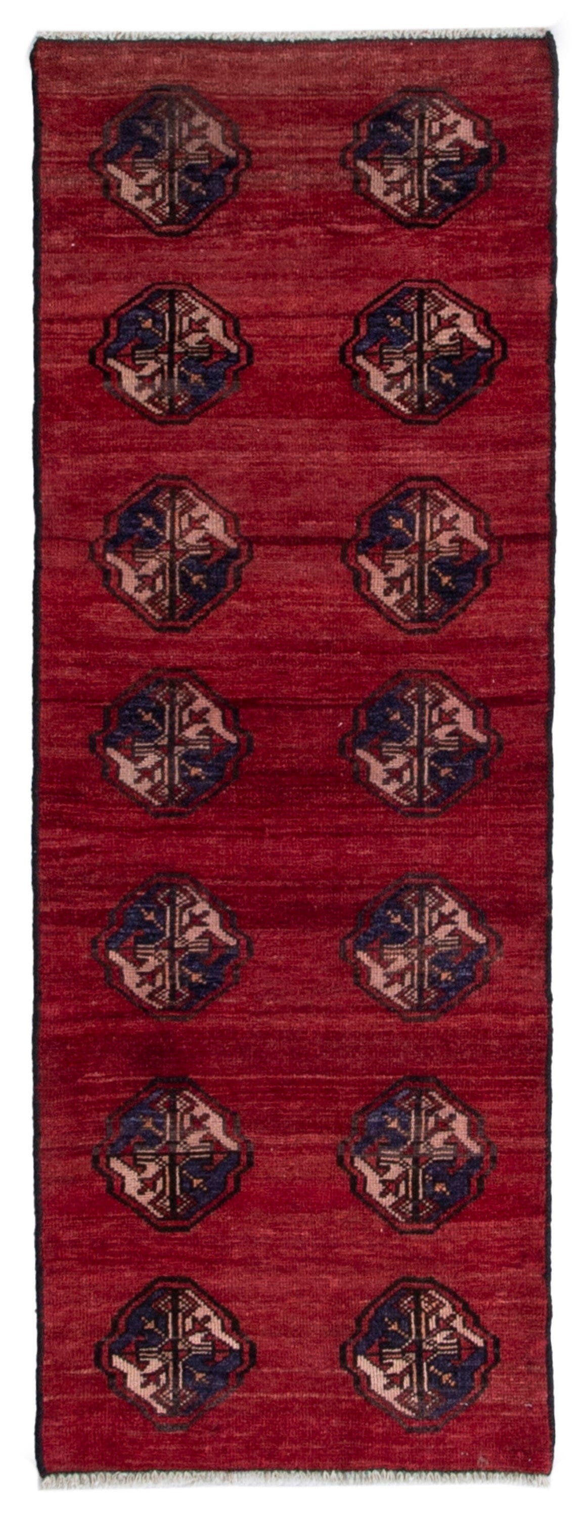 5539, Persian Torkaman Runner Rug