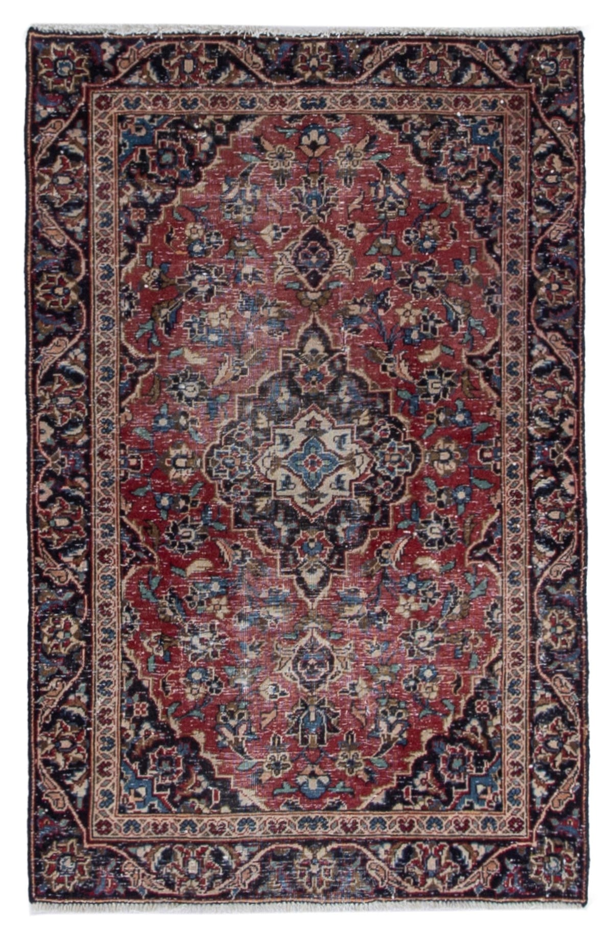 5544, Persian Kashan Area Rug