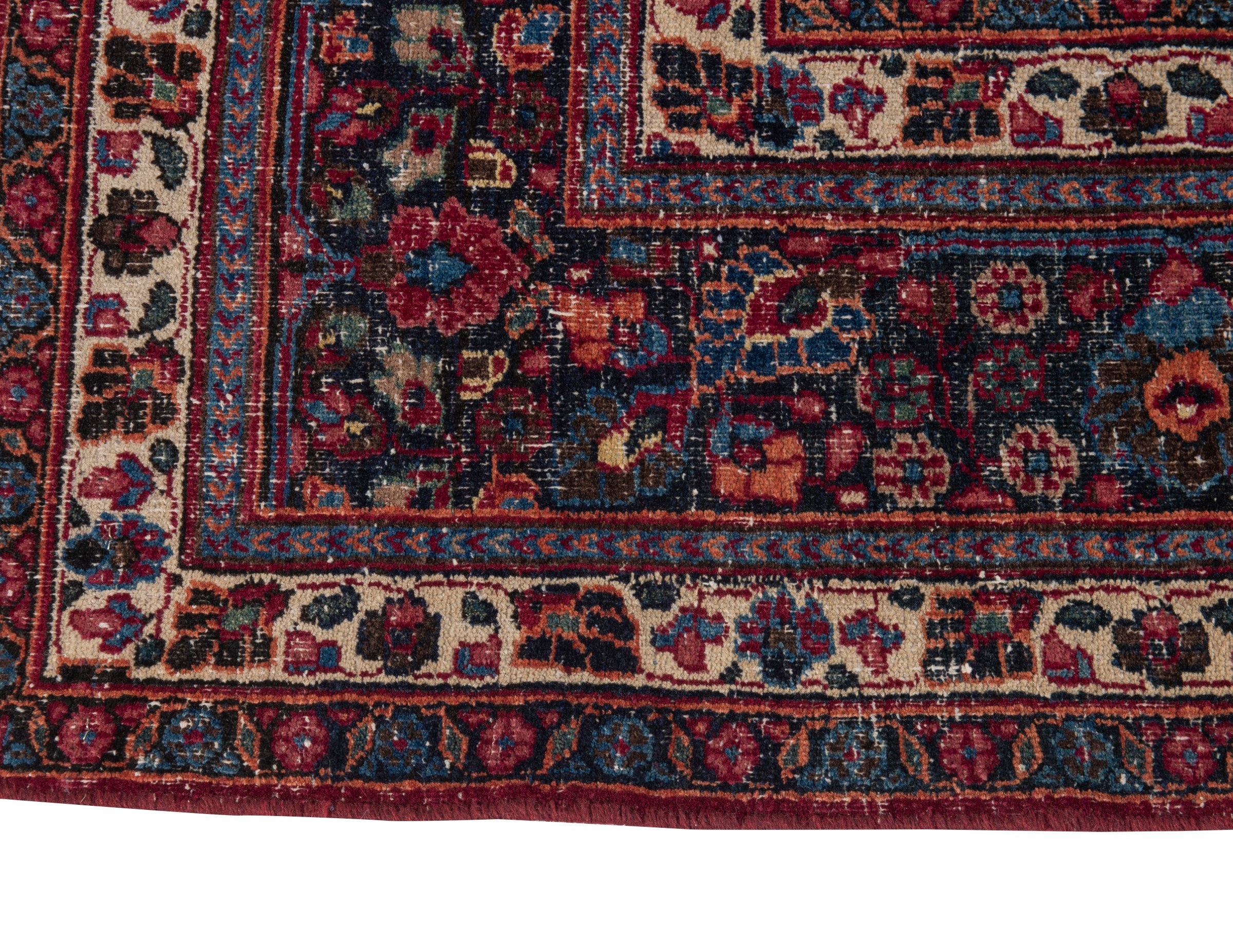 Persian Dorokhsh oversized rug in burgundy and deep red, view 5 of 20