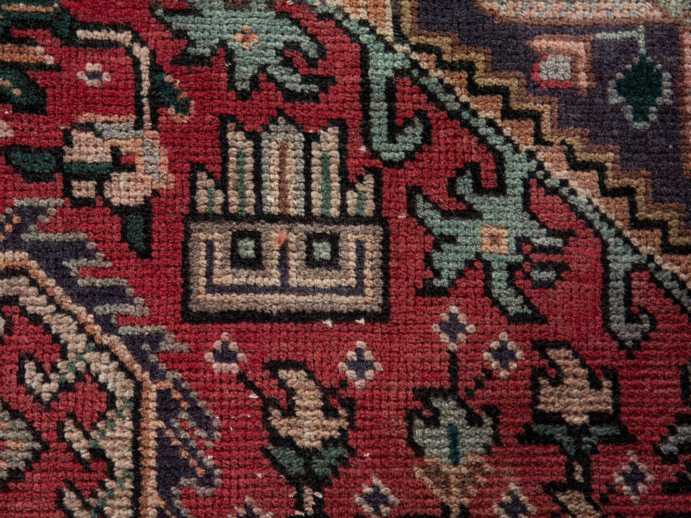 Persian Tabriz oversized rug in faded red and burgundy, view 16 of 20
