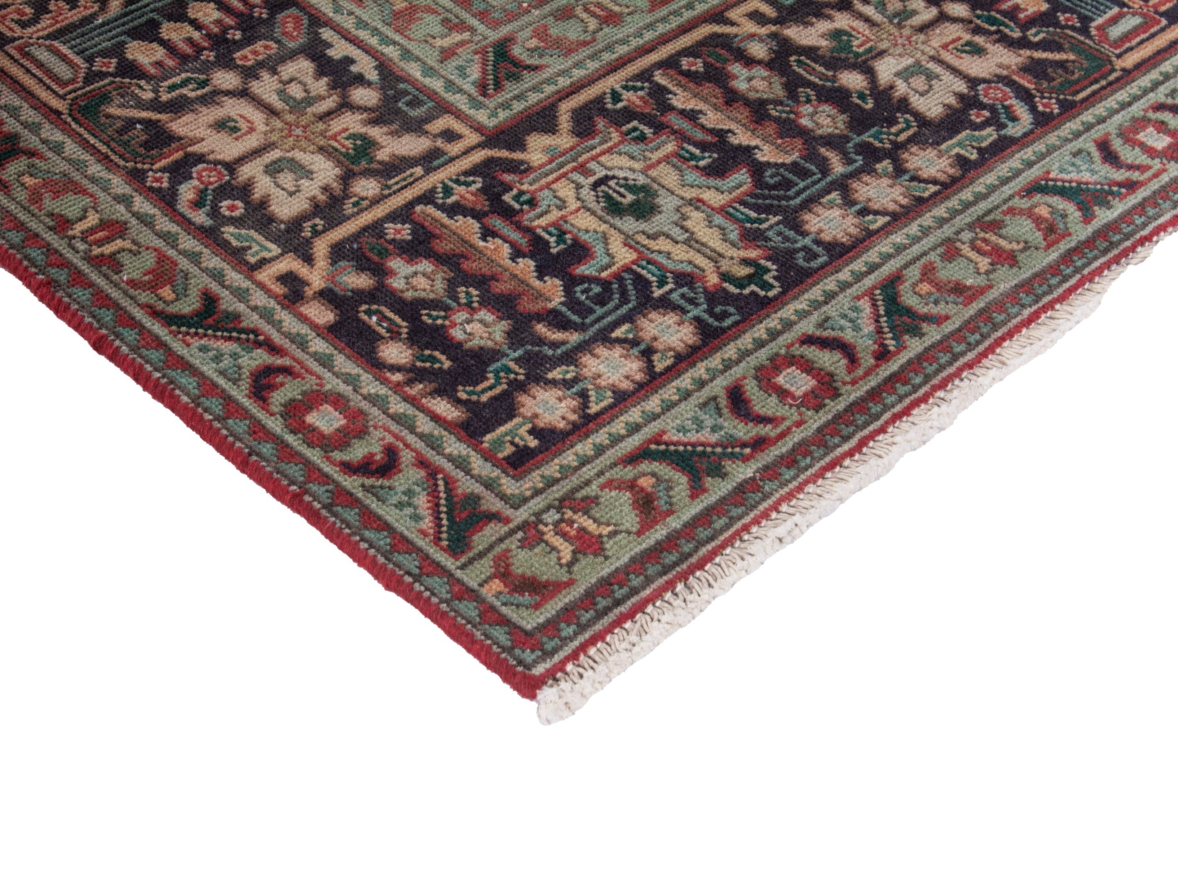 Persian Tabriz oversized rug in faded red and burgundy, view 6 of 20