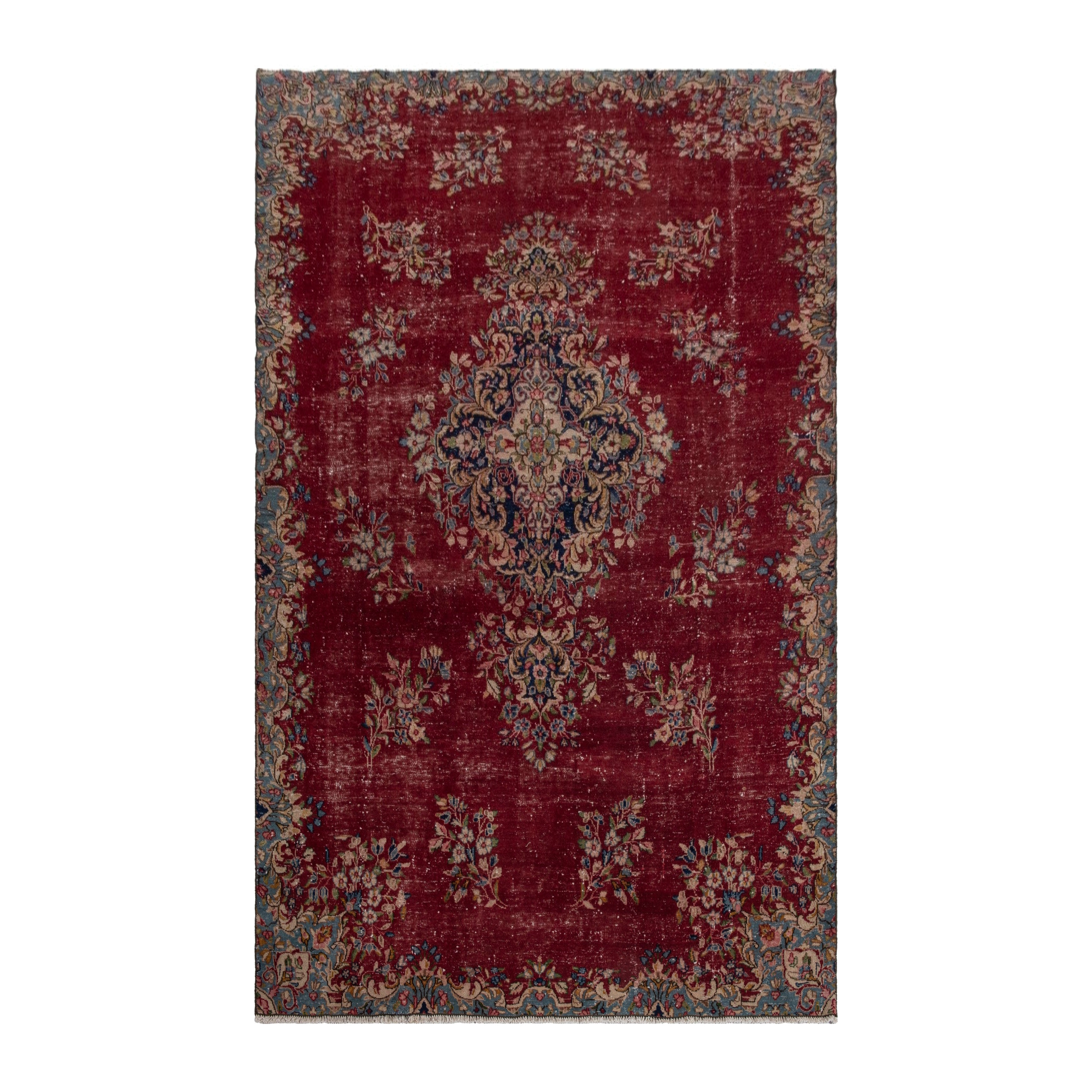 5579 - Persian Kerman Area Rug 5'11" x 9'8"