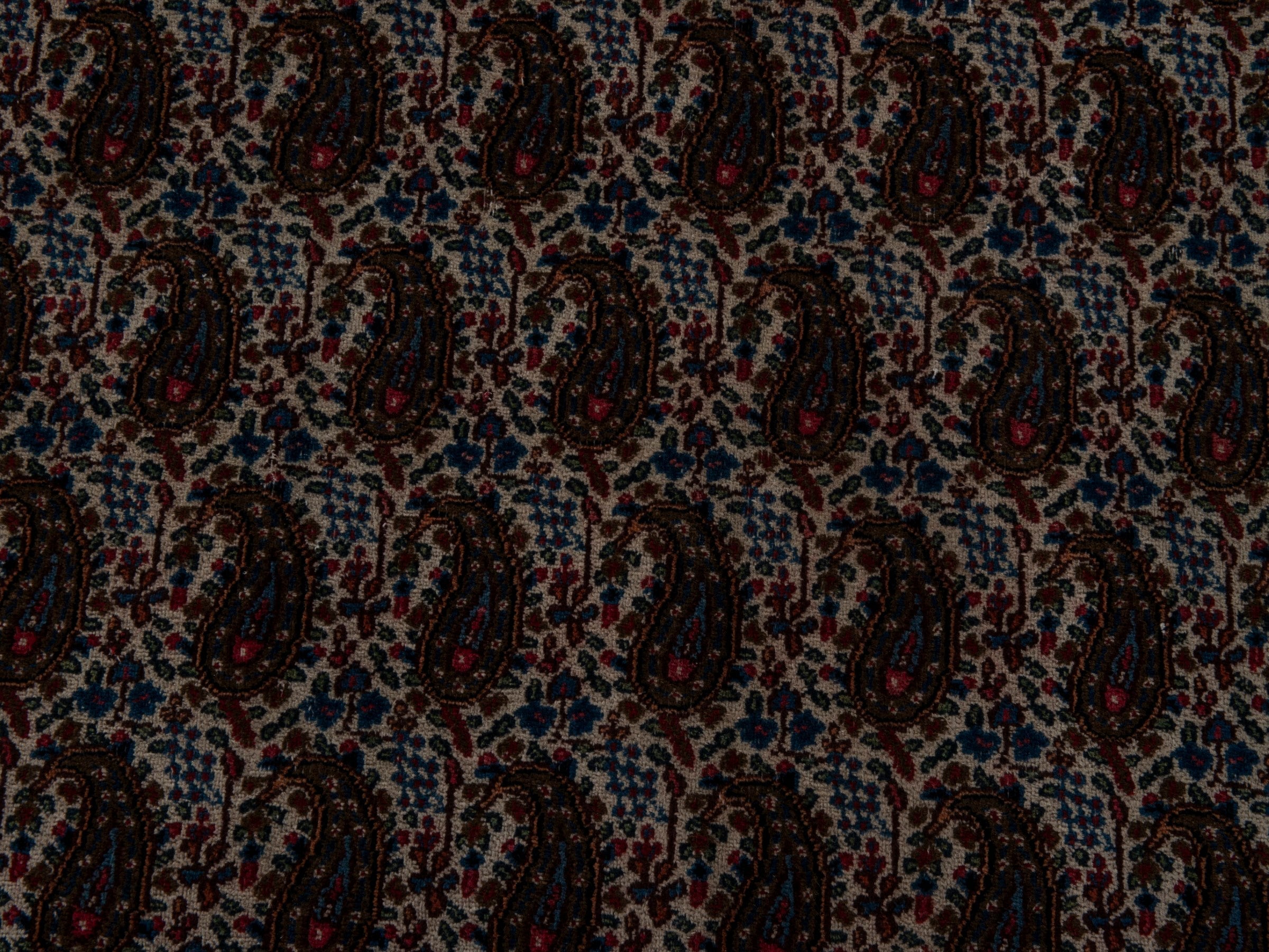 Persian Birjand area rug in dark brown and terracotta, view 12 of 18