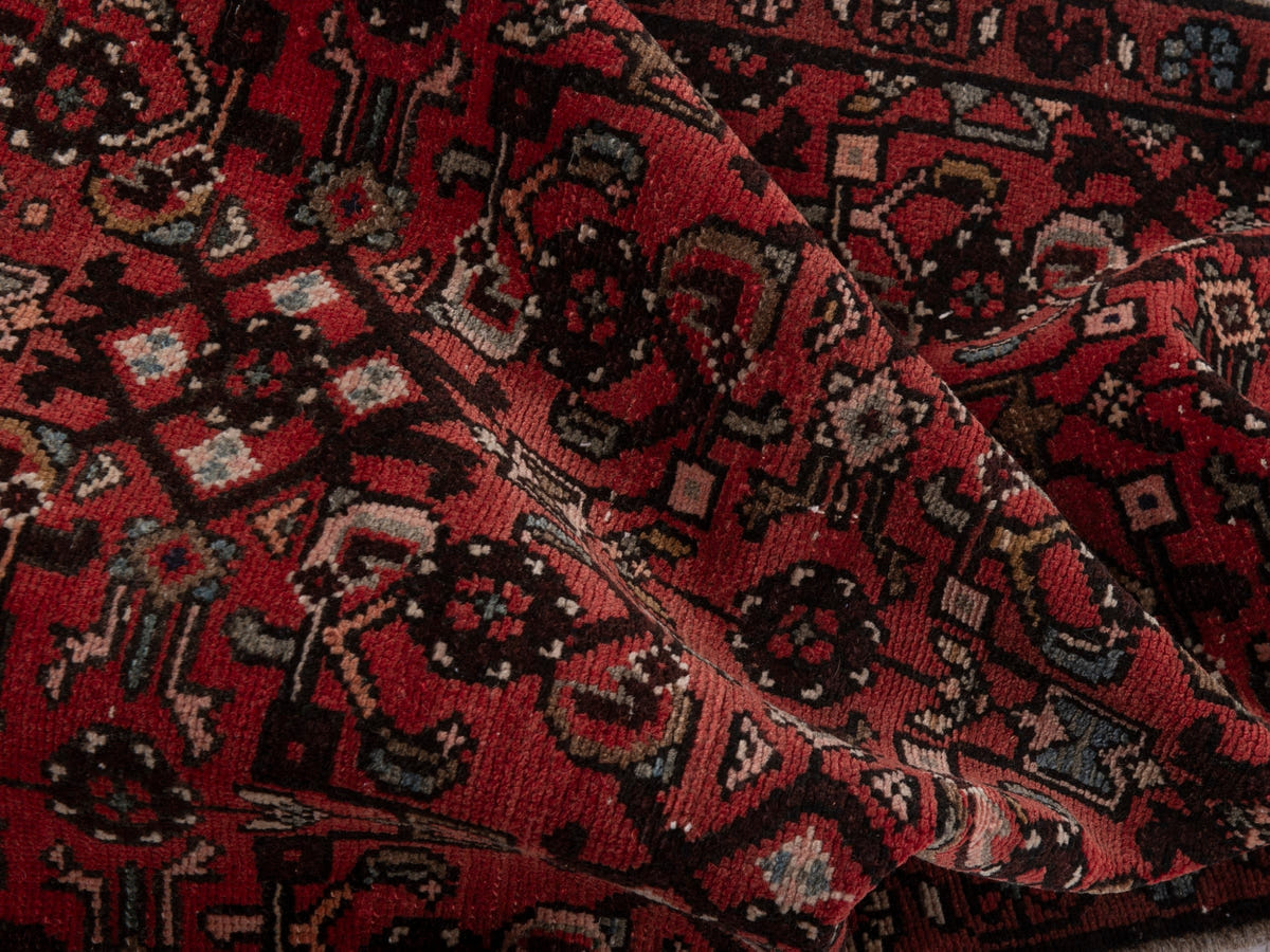 5635, Persian Hamadan Runner Rug