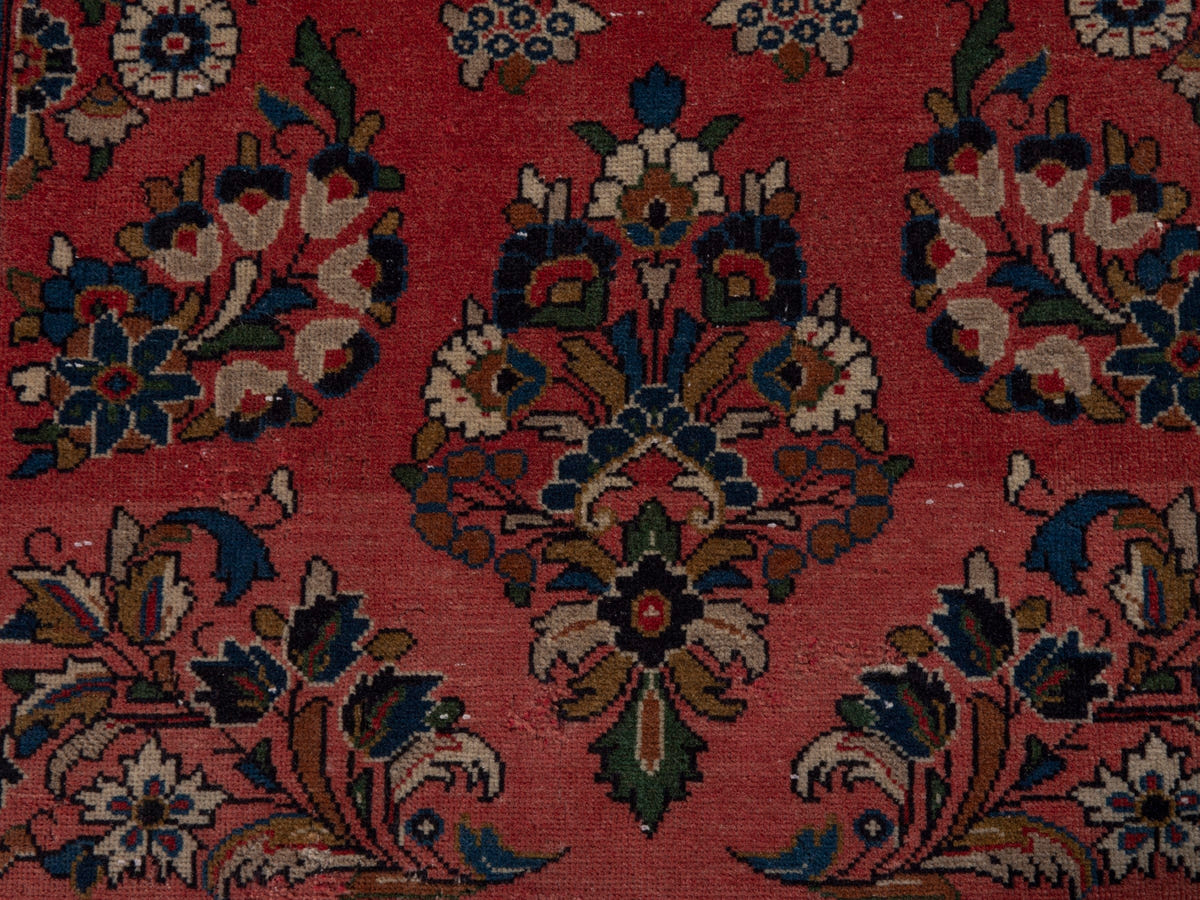 5636, Persian Sarouk Runner Rug