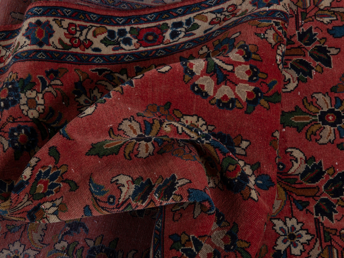 5636, Persian Sarouk Runner Rug