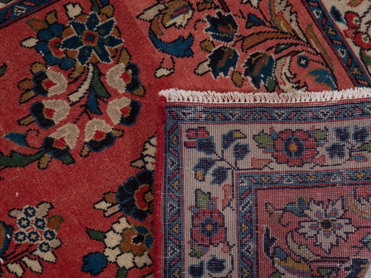 5636, Persian Sarouk Runner Rug