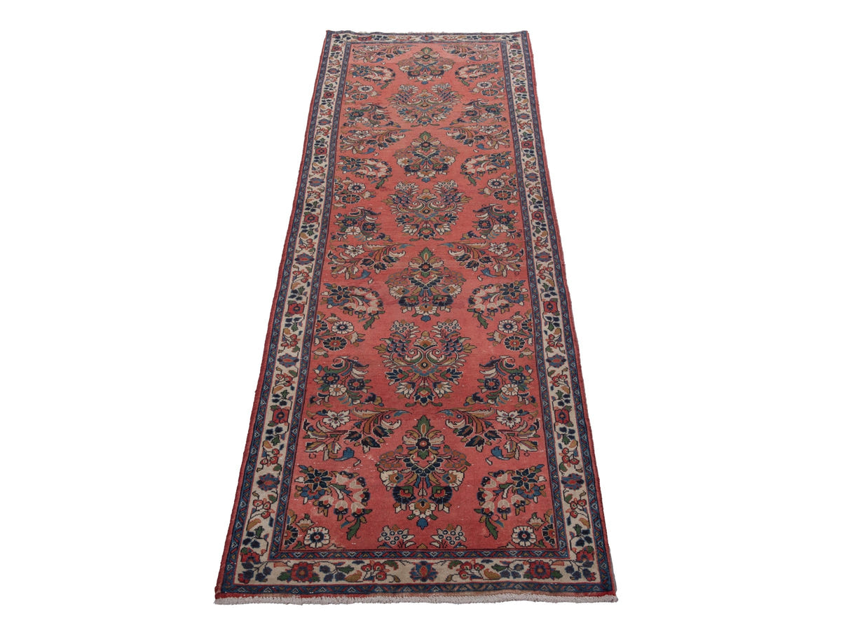 5636, Persian Sarouk Runner Rug