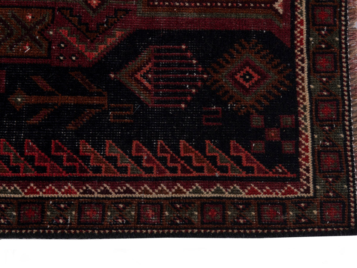 5643, Persian Baluch Runner Rug