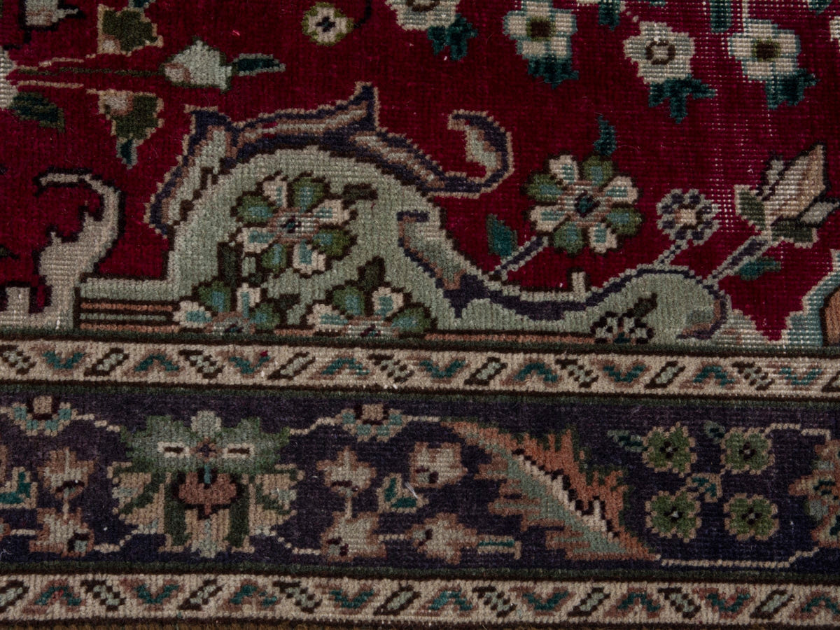 5646, Persian Tabriz Runner Rug