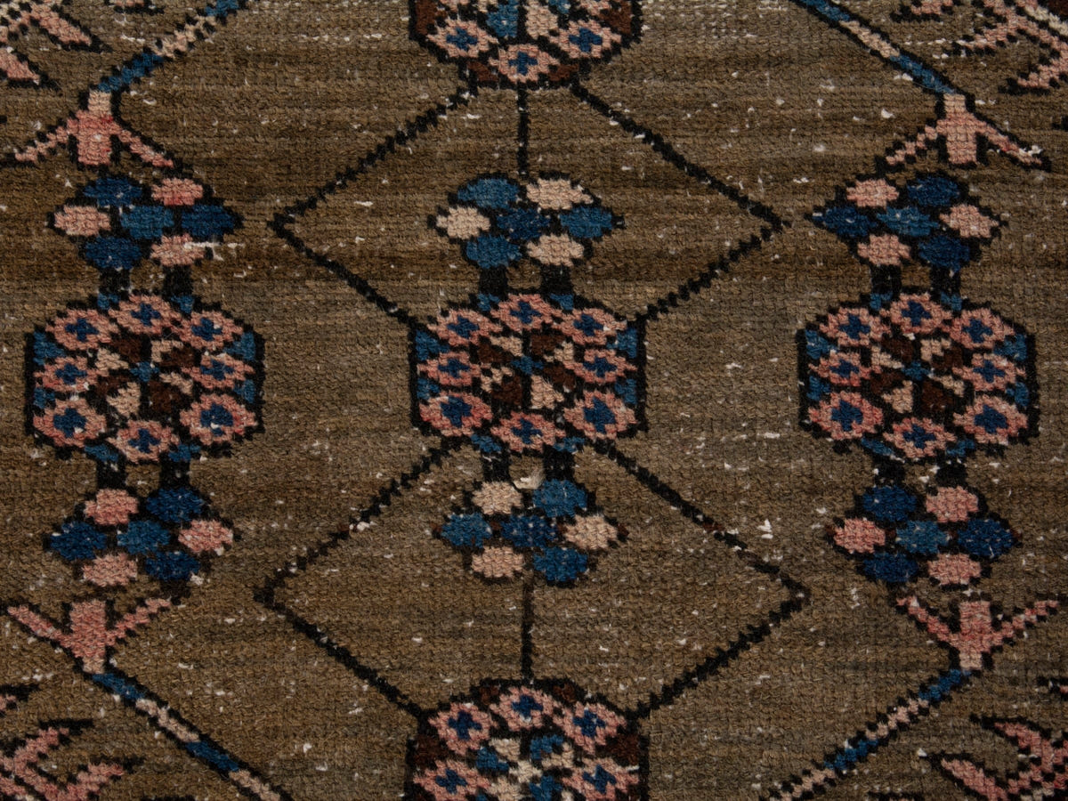 5659, Persian Bakhtiari Runner Rug