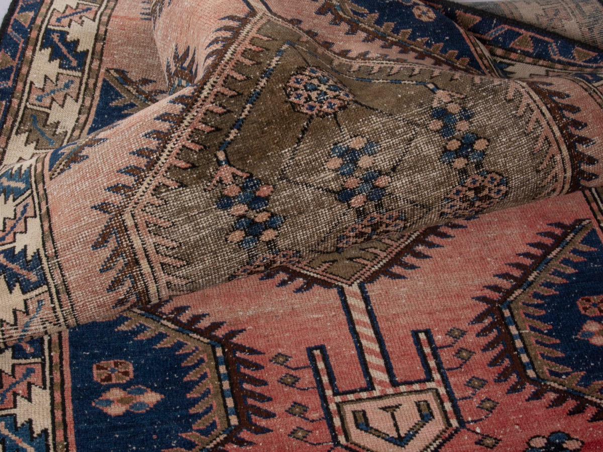 5659, Persian Bakhtiari Runner Rug