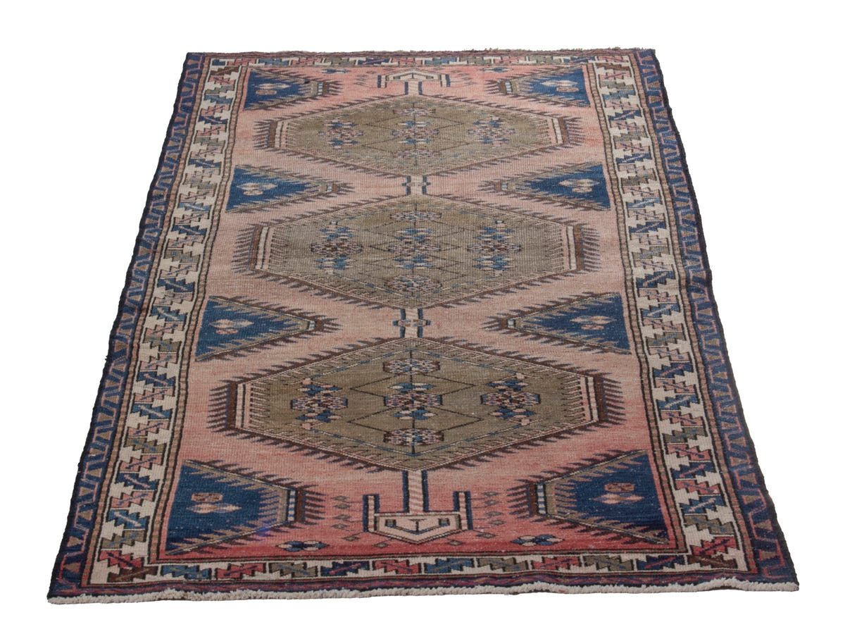 5659, Persian Bakhtiari Runner Rug