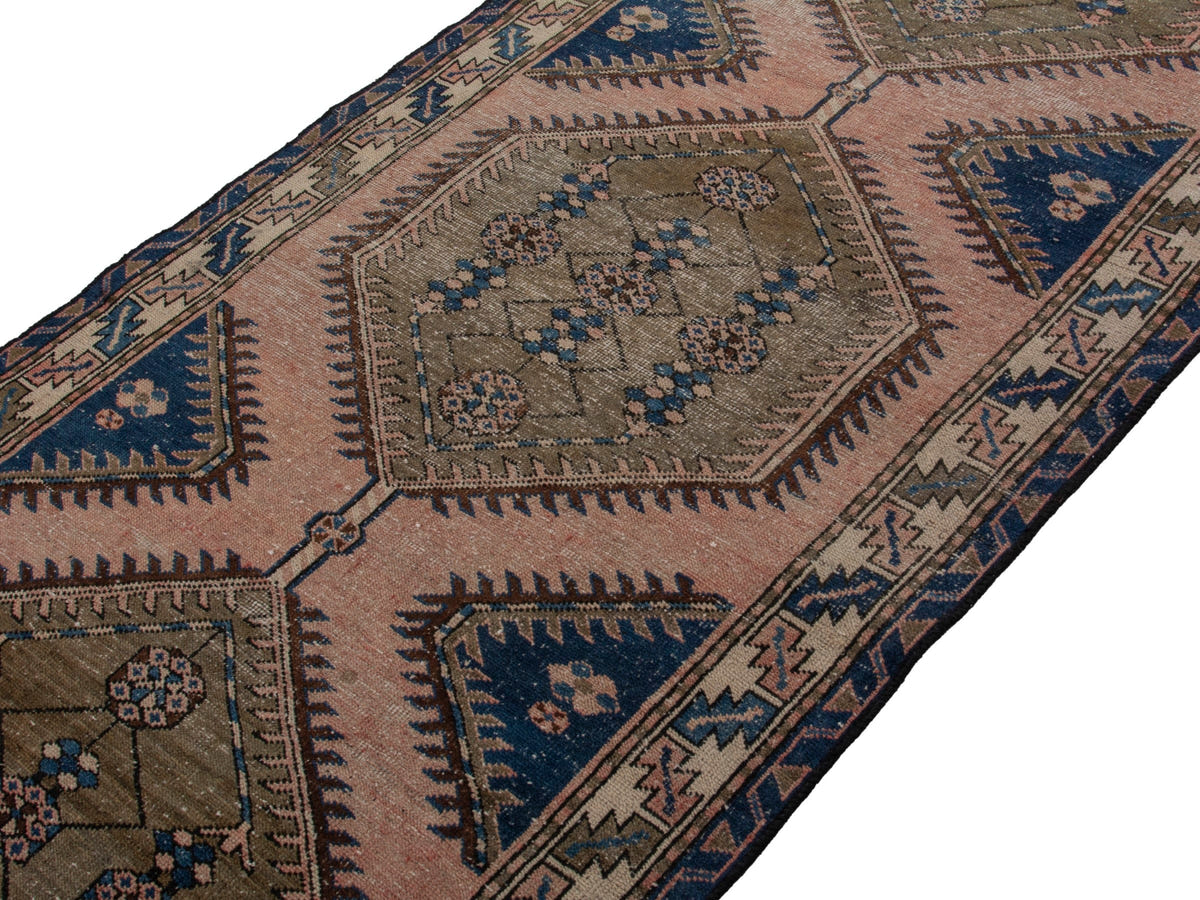 5659, Persian Bakhtiari Runner Rug