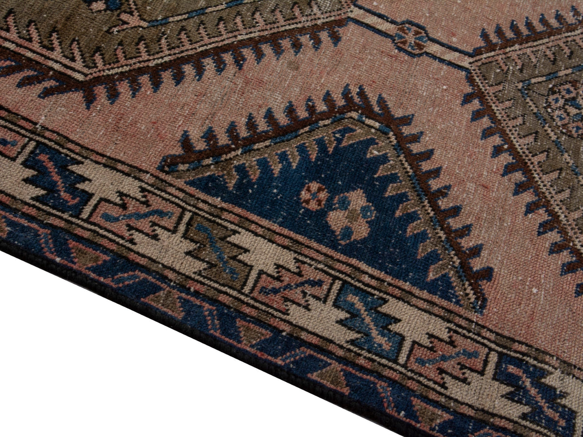 5659, Persian Bakhtiari Runner Rug