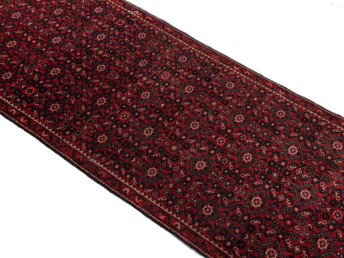 5660, Persian Hamadan Runner Rug