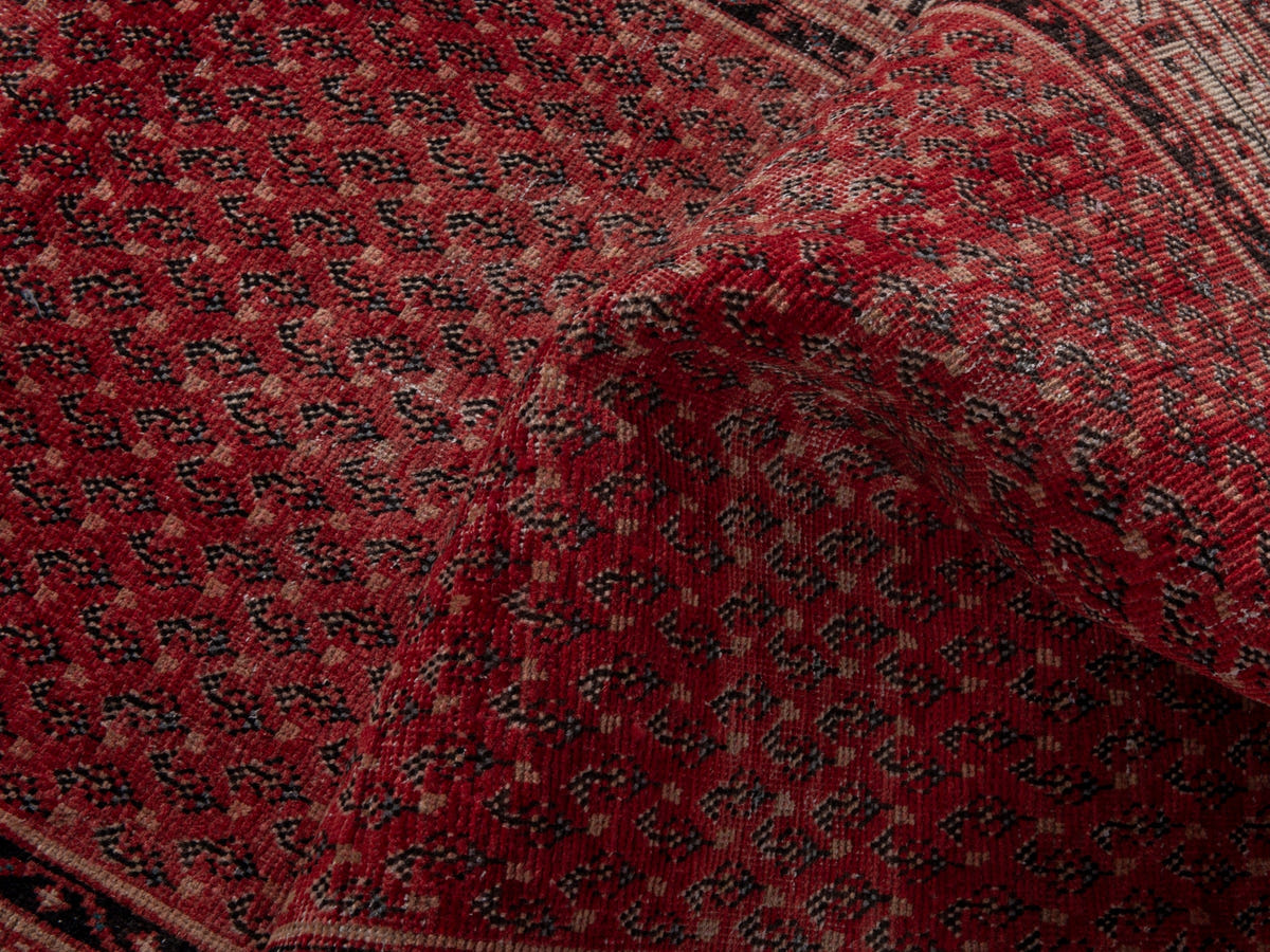 5666, Persian Botteh Runner Rug