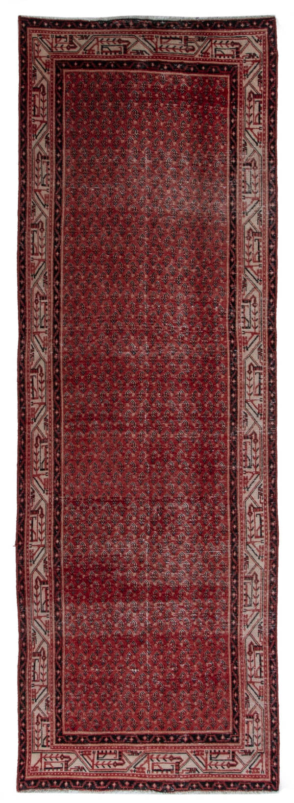 5666, Persian Botteh Runner Rug