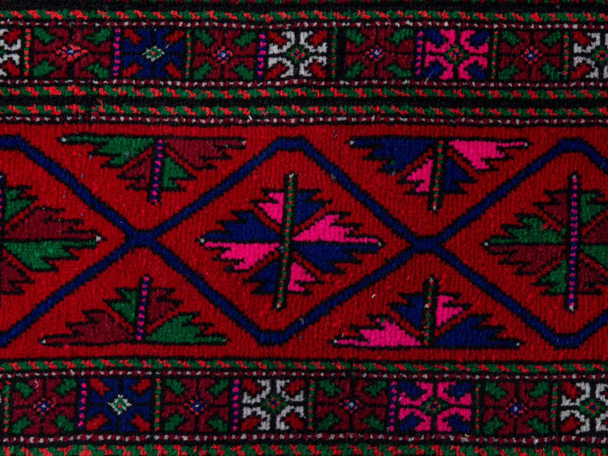 5667, Persian Baluch Runner Rug