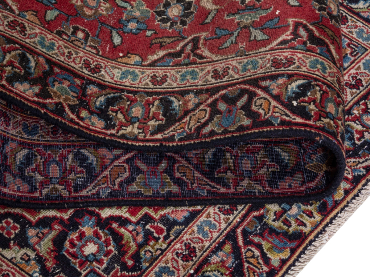 5668, Persian Kashan Runner Rug