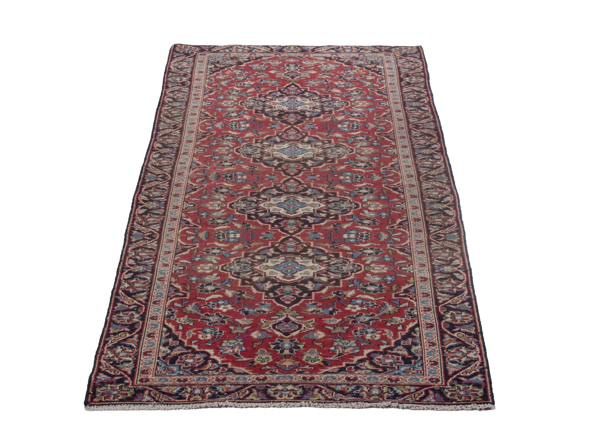 5668, Persian Kashan Runner Rug