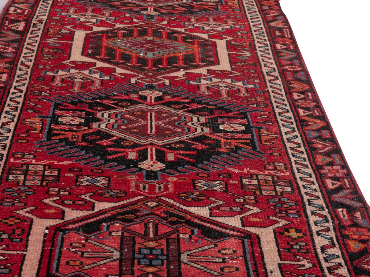5672, Persian Gharajeh Runner Rug