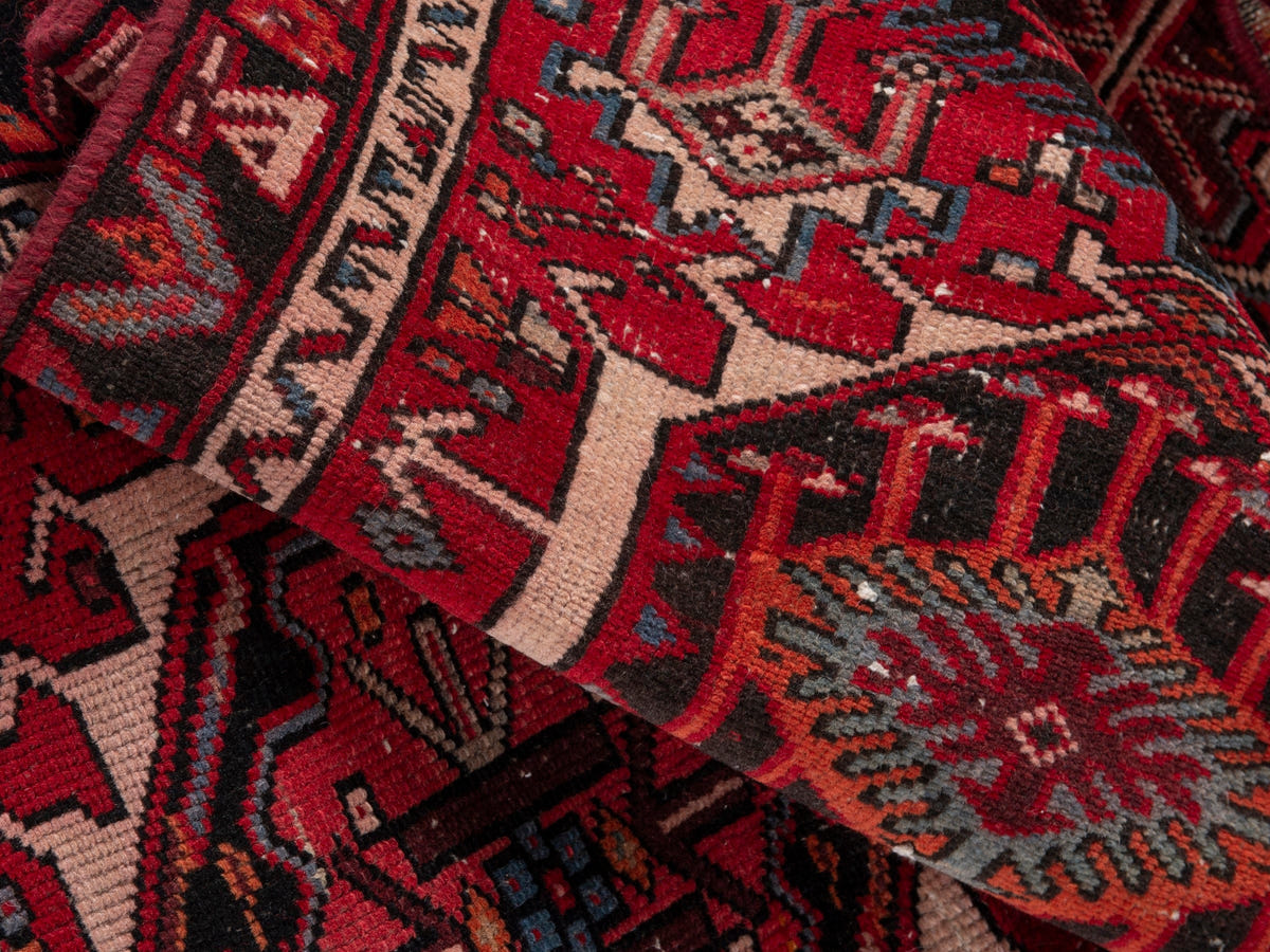 5672, Persian Gharajeh Runner Rug