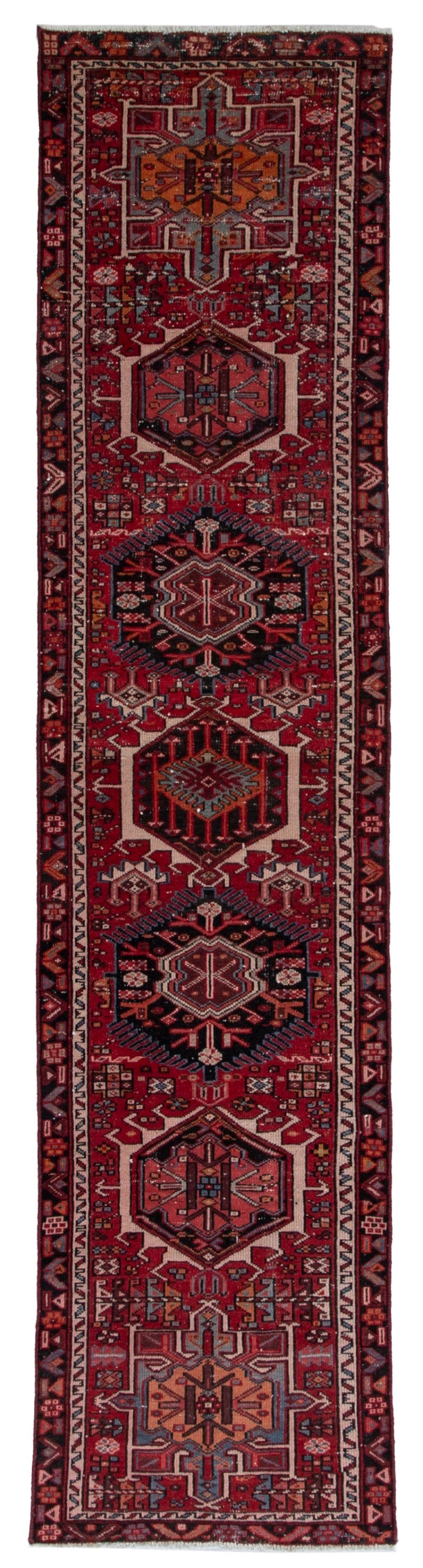 5672, Persian Gharajeh Runner Rug