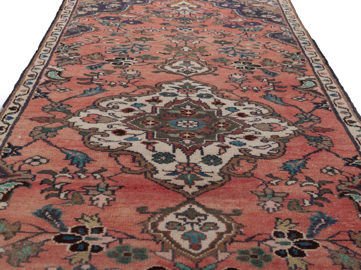 5674, Persian Hamadan Runner Rug
