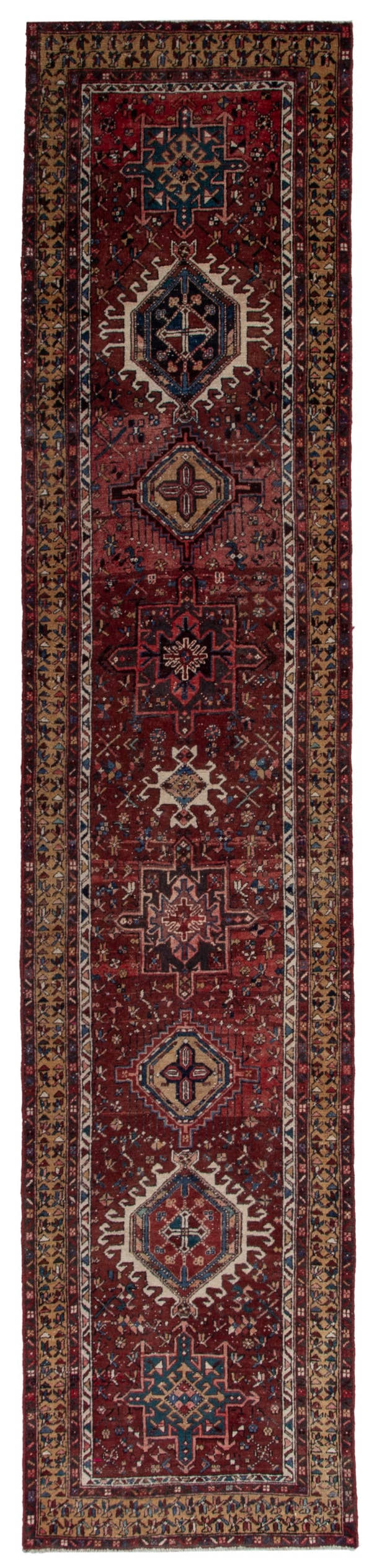 5680, Persian Gharajeh Runner Rug