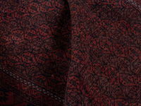 Persian Baluch accent rug in dark brown and faded red, view 20 of 21