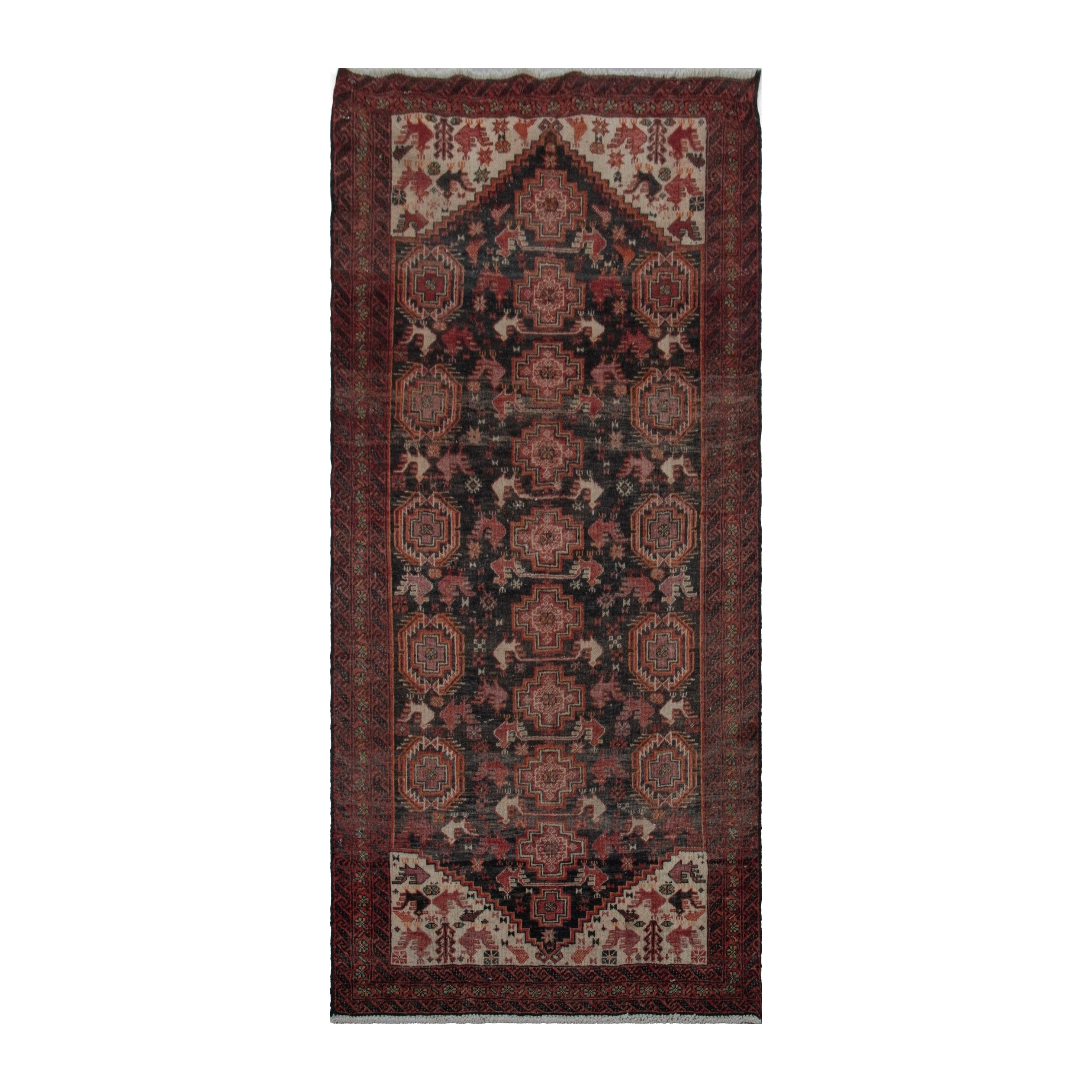 5730 - Persian Baluch Accent Rug 2'7" x 5'10"