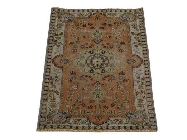 5732, Persian Tabriz Mini Rug