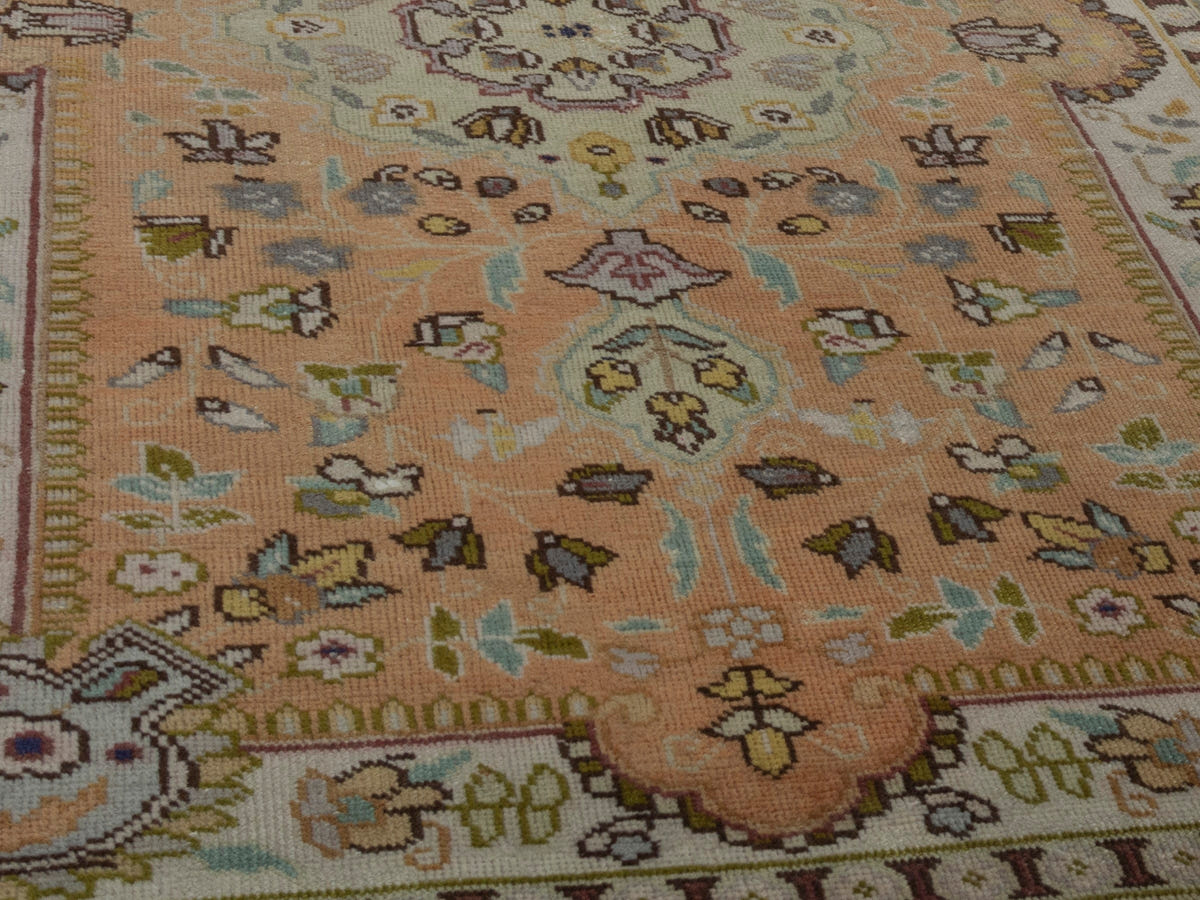 5732, Persian Tabriz Mini Rug