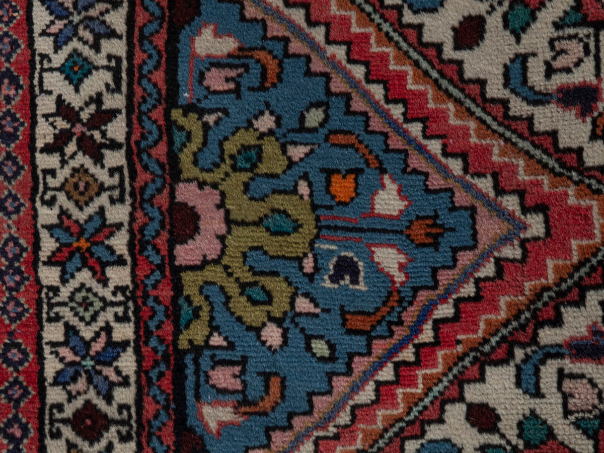 5743, Persian Hamadan Runner Rug