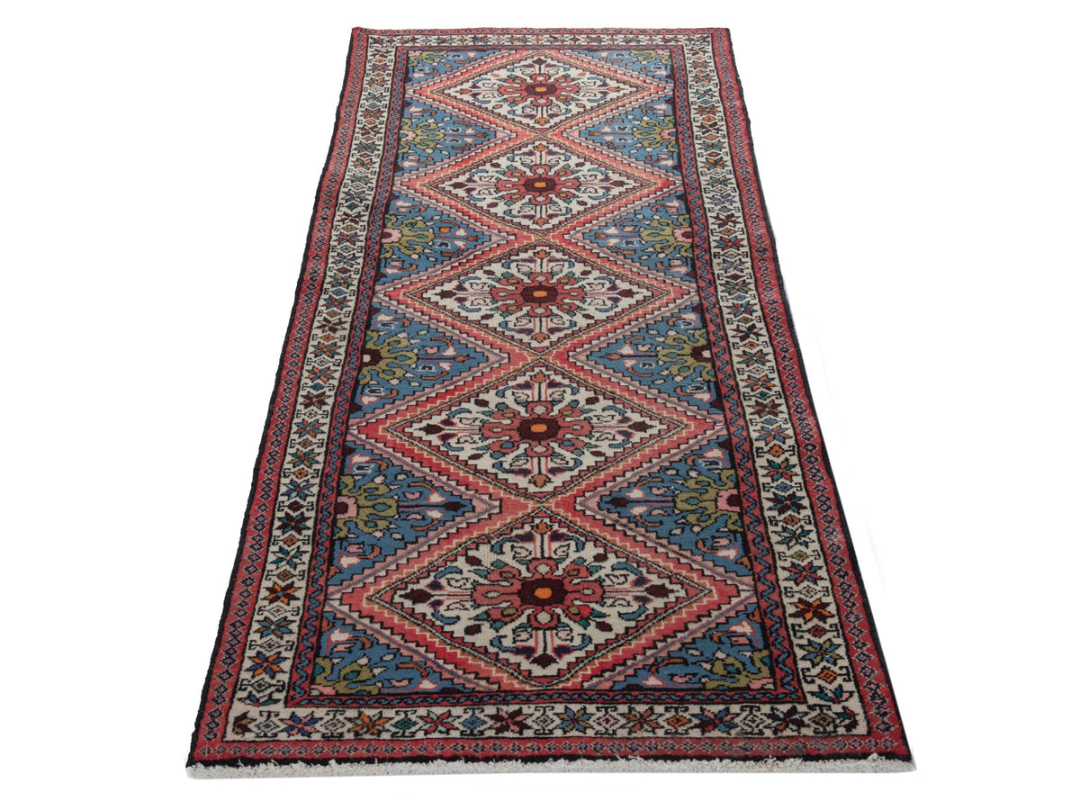 5743, Persian Hamadan Runner Rug