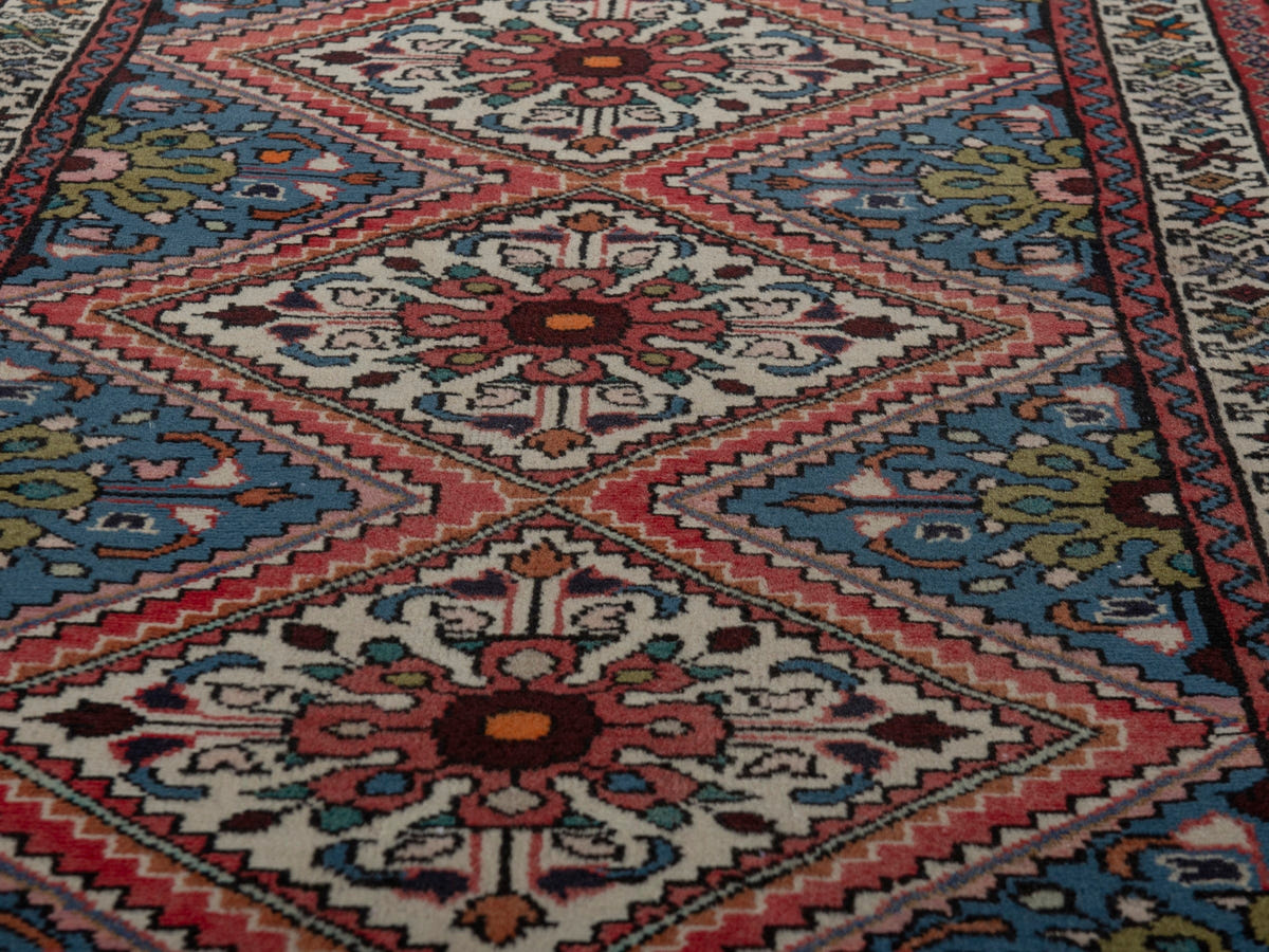 5743, Persian Hamadan Runner Rug