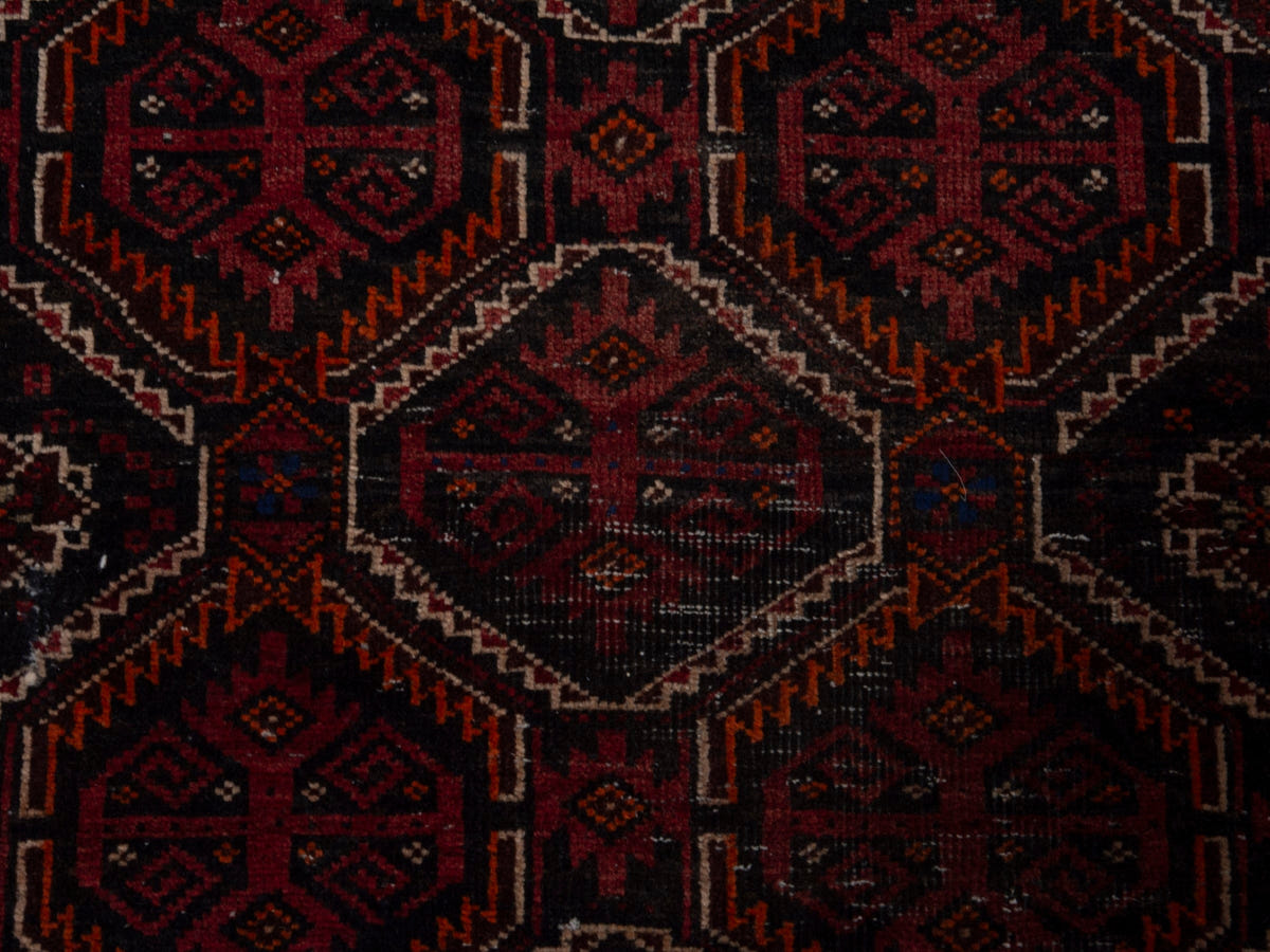 5754, Persian Baluch Mini Rug