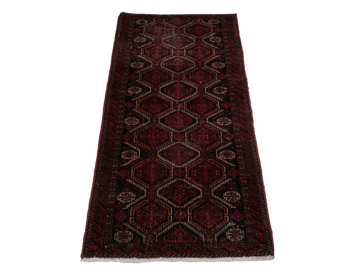 5754, Persian Baluch Mini Rug