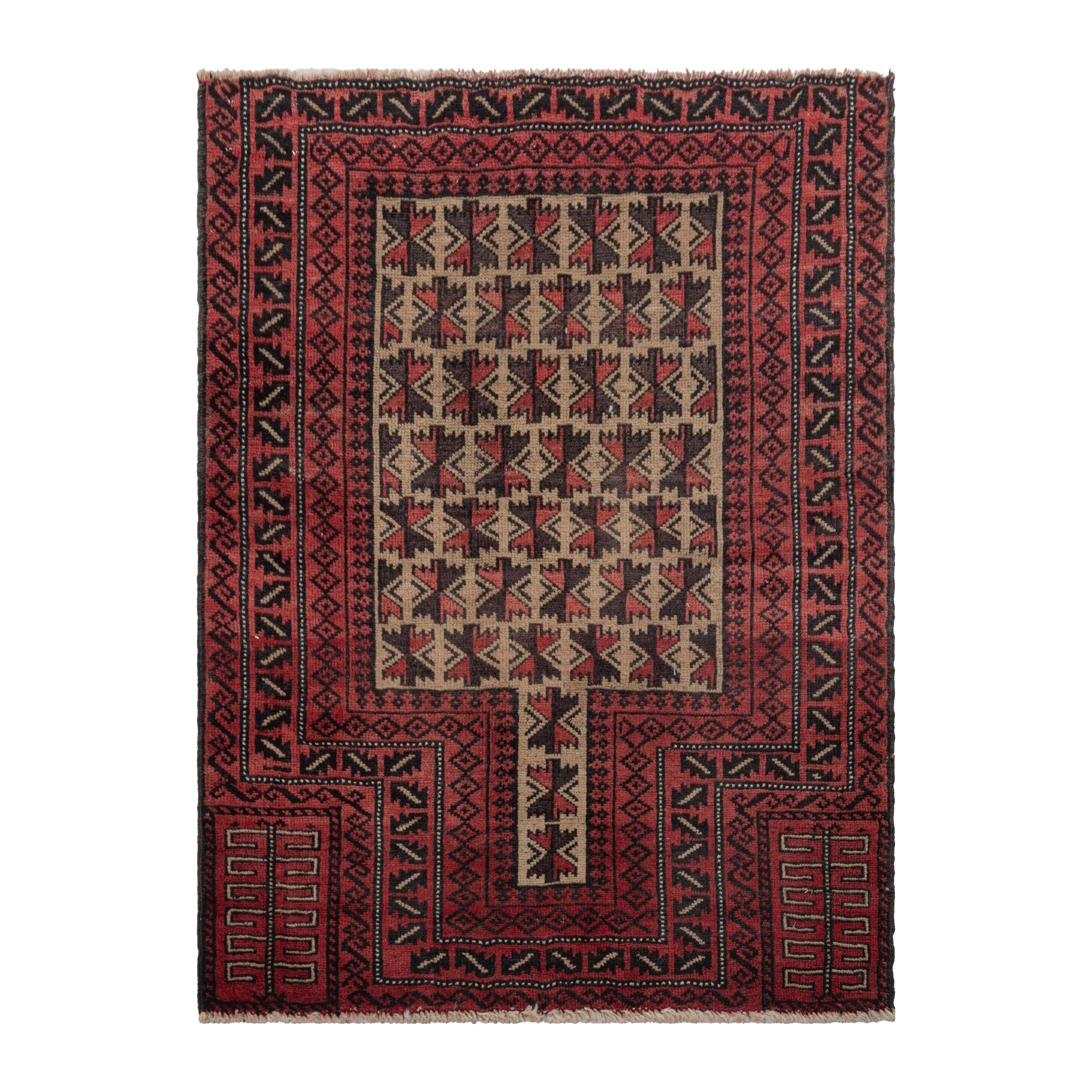 5762 - Persian Baluch Accent Rug 3'1" x 4'3"