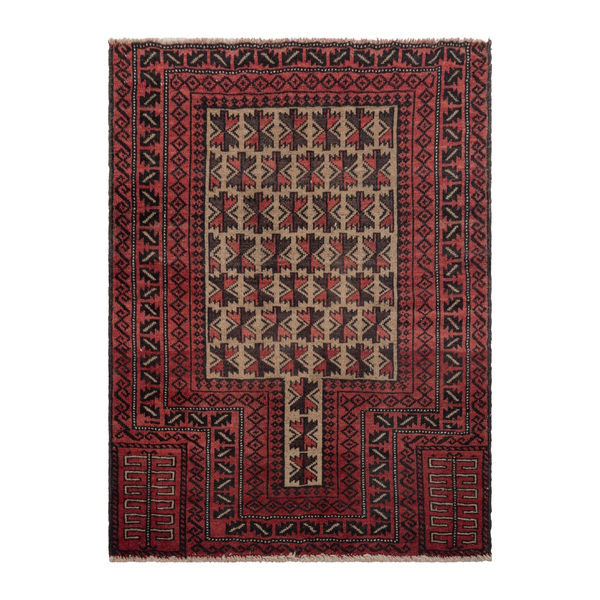 5762 - Persian Baluch Accent Rug 3'1" x 4'3"