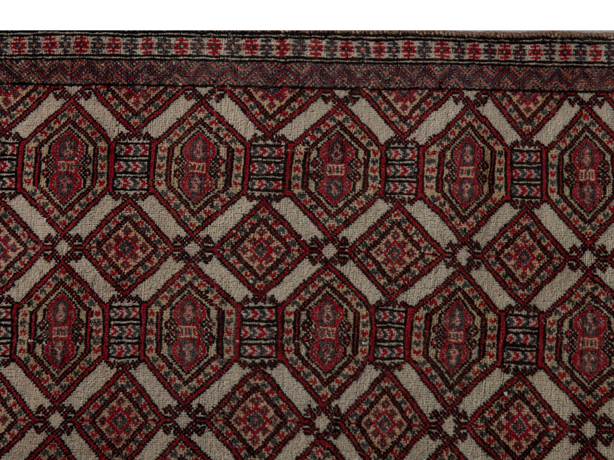 5763, Persian Torkaman Mini Rug