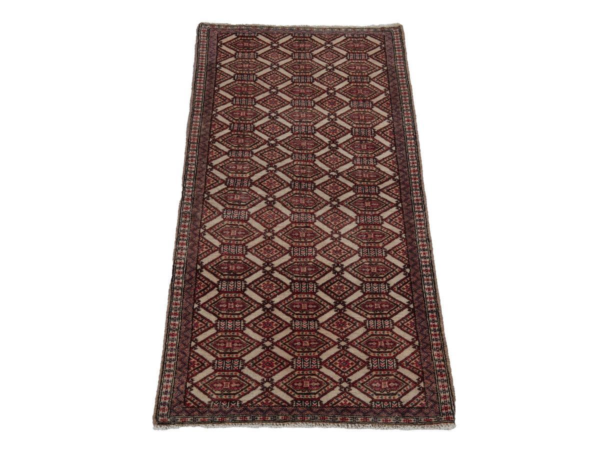 5763, Persian Torkaman Mini Rug