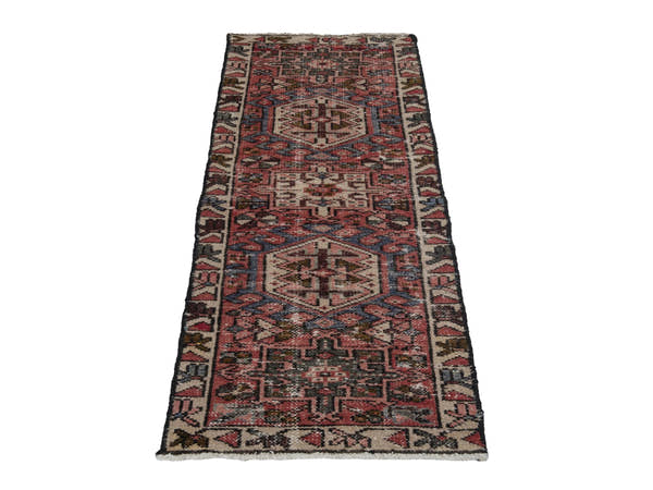 5766, Persian Gharajeh Mini Rug