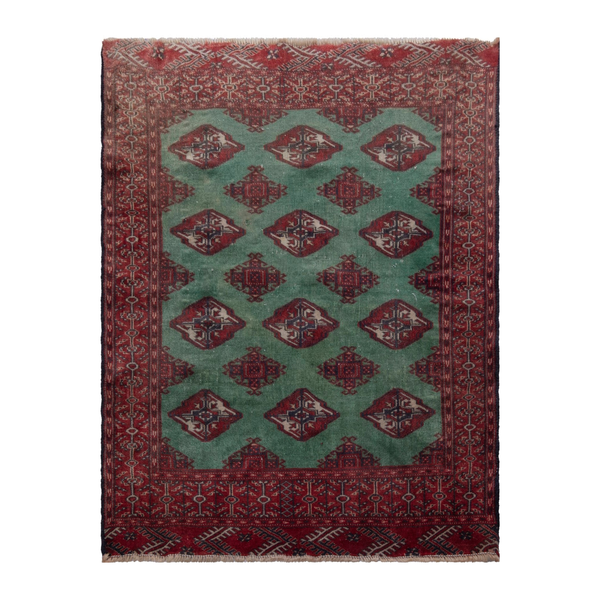 5777 - Persian Torkaman Accent Rug 3'1" x 4'1"