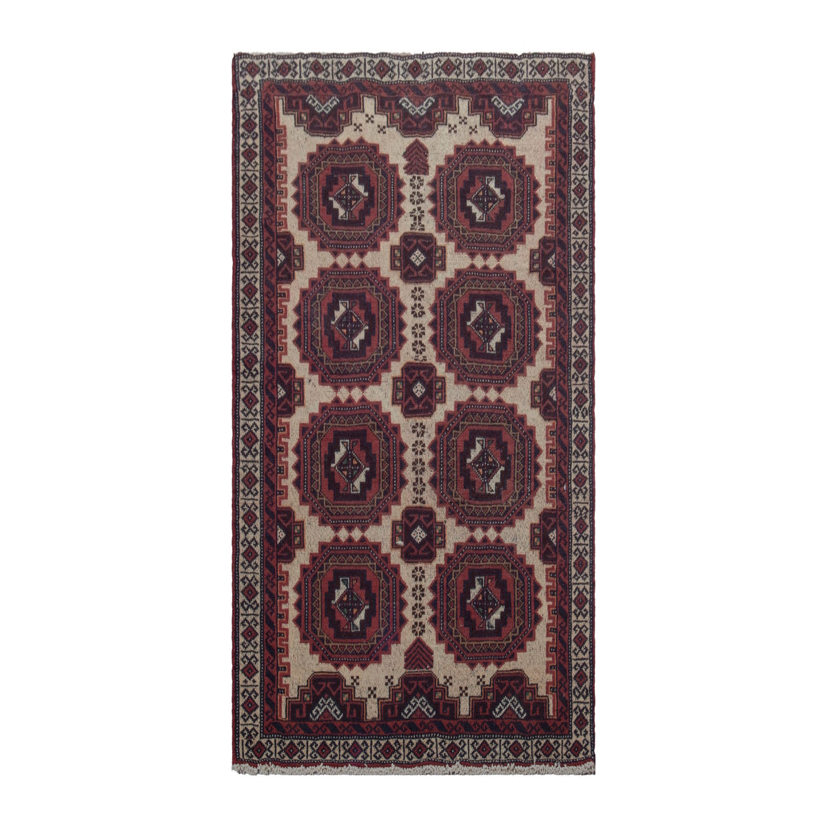 5780 - Persian Baluch Accent Rug 3'2" x 6'4"