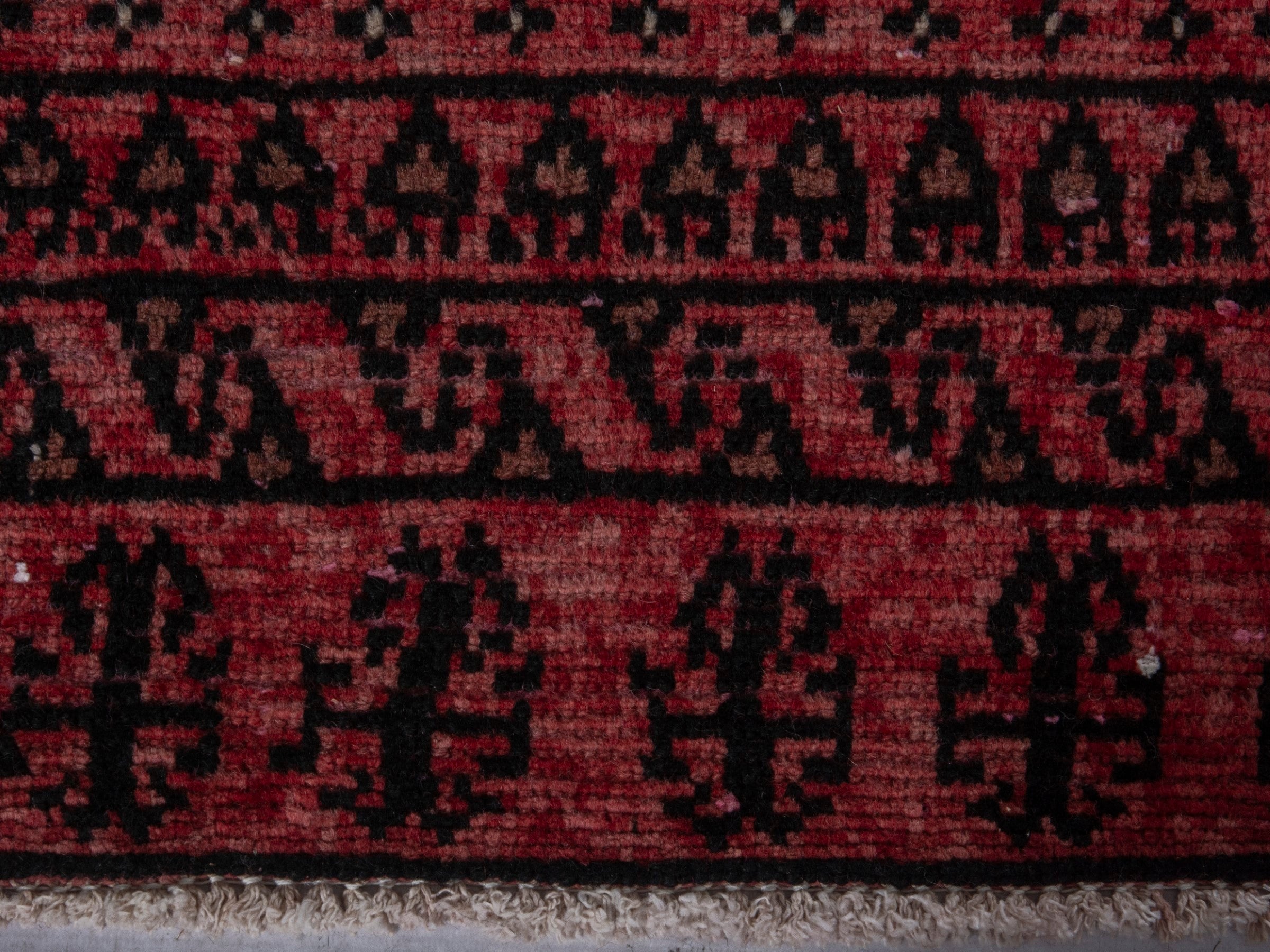 Persian Baluch accent rug in burgundy and black cherry, view 10 of 16