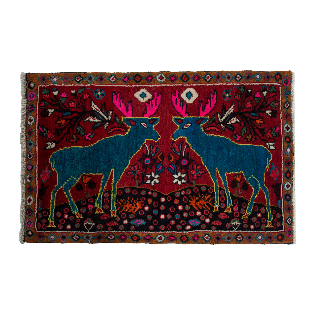 5842 - Persian Hamedan Accent Rug 2'1" x 3'3"