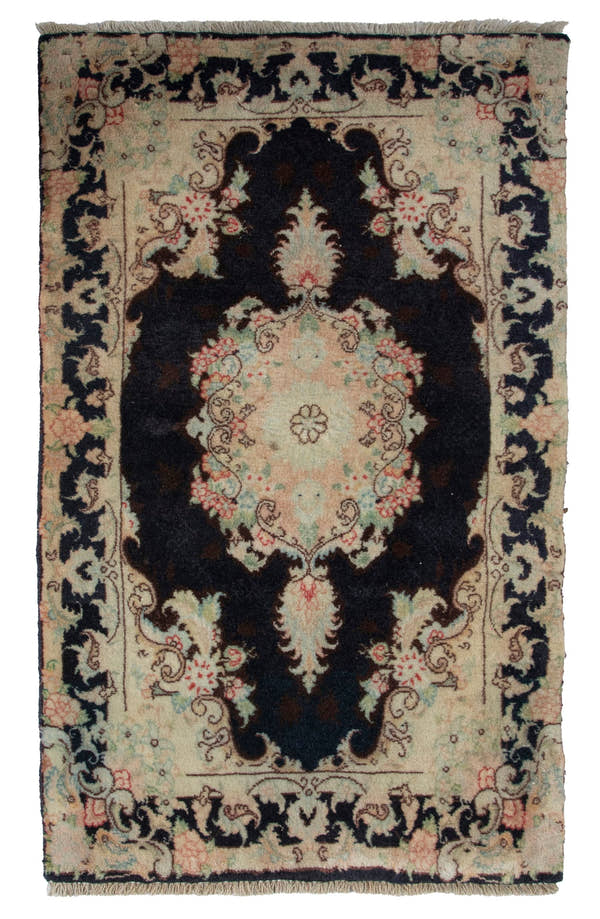 5843, Persian Tabriz Mini Rug