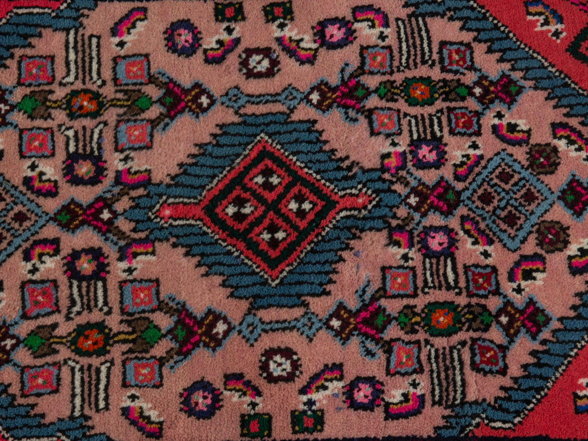 5844, Persian Hamadan Mini Rug